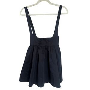 For Love & Lemons Black Underbust Mini Dress Romantic Babydoll Whimsigoth - XS